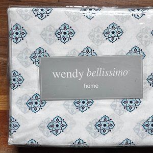 Wendy Bellissimo FLORAL BUTTONS Queen Size Sheet Set